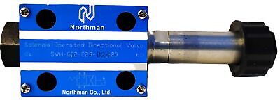 Northman SWH-G02-C2B-D24-20 310 Bar 63 LPM Solenoid Operated Directional Valve