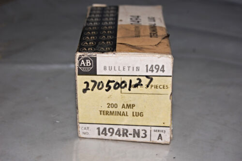 Allen-Bradley 1494R-N3 LUG CONNECTORS LOT OF 3