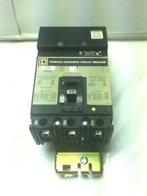 Square D FA34020 Thermal-Magnetic Circuit Breaker