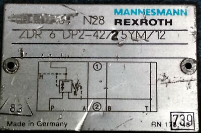 Rexroth ZDR6DP2-42/25YM/12 Relief Valve