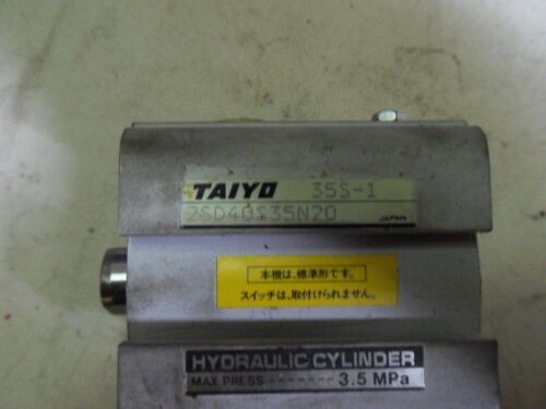 1 TAIYO 35S-1 2SD40S35N20 HYDRAULIC CYLINDER