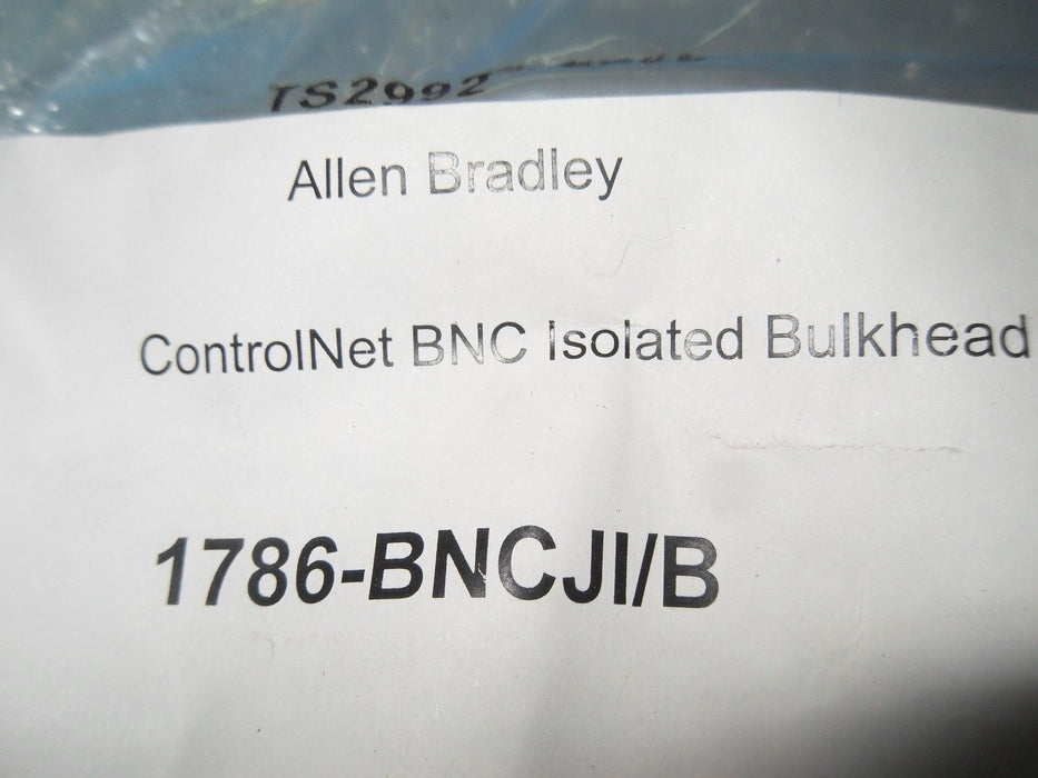 Allen-Bradley 1786-BNCJI/B Controlnet BNC Isolated Bulkhead