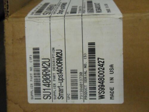 1 AMERICAN POWER CONVERSION SMART-UPS1400RM2U UPS BACK UP