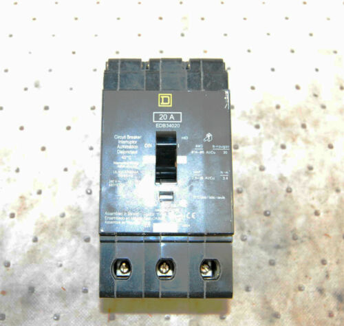 Square D EDB34020 Circuit Breaker