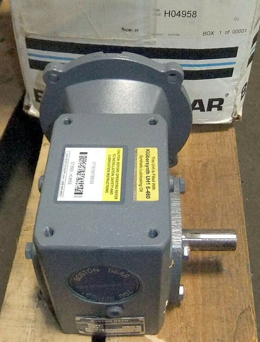 Boston Gear Worm Speed Reducer F71515KTB5G3