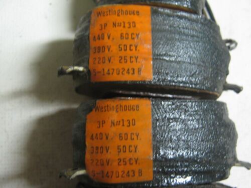 4 WESTINGHOUSE MISC. LOT OF COILS S-1470243, S-1115654 ETC
