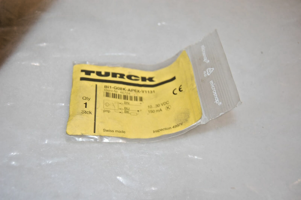 Turck Proximity Sensor BI1-G08K-AP6X-V1131