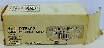 IFM Efector PT-100-SEG14-A-ZVG/US/ /W PT5402 Pressure Transmitter
