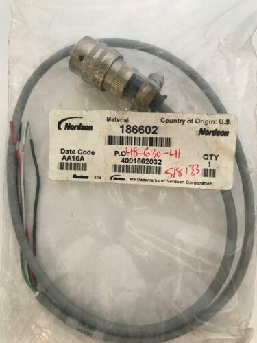 Nordson 186602 6 pin cable