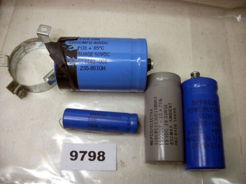 4 Capacitors Mallory Sprague Mepco 36DX-15000 MORE