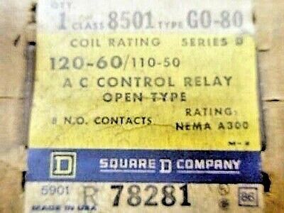 Square D 8501G0-80 Control Relay