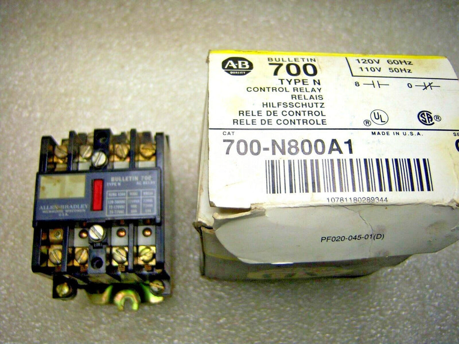 Allen-Bradley 700-N800A1 Control Relay