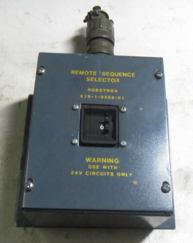 1 ROBOTRON IV SENTRY IV REMOTE SEQUENCE SELECTOR