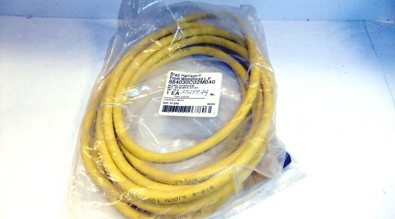 Woodhead Microchange Cordset 884030C02M040