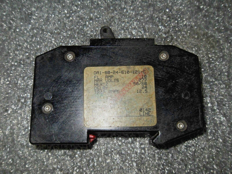 CARLING SWITCH DA1-B0-24-610-121-C 10A 1 POLE CIRCUIT BREAKER