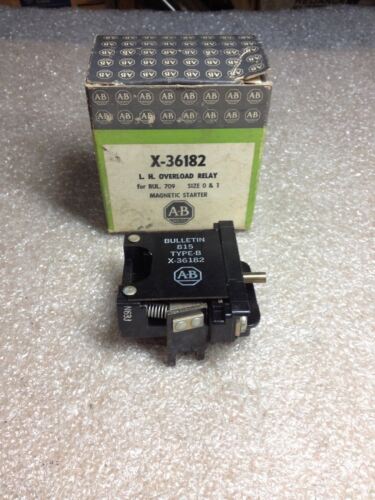 Allen-Bradley X-36182 OVERLOAD RELAY