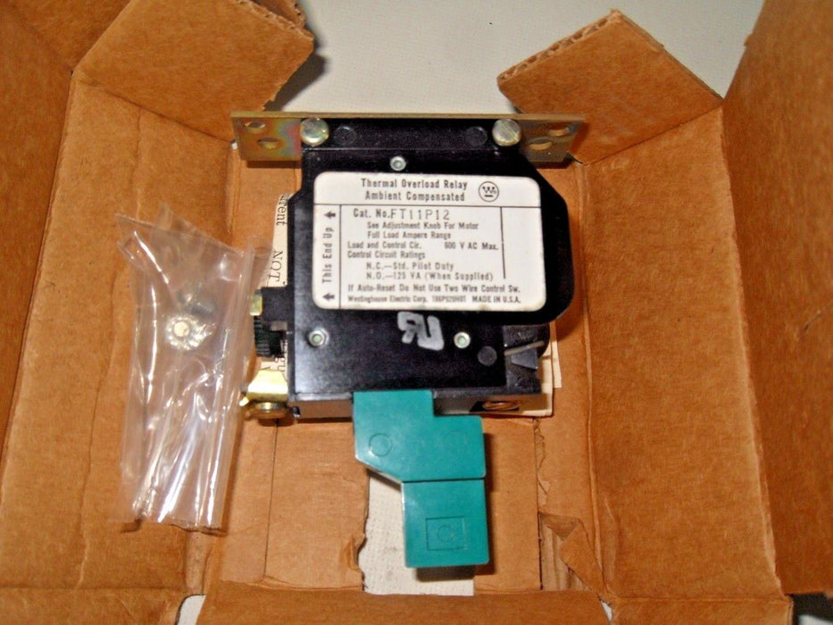 Westinghouse FT11P-12 Overload Relay