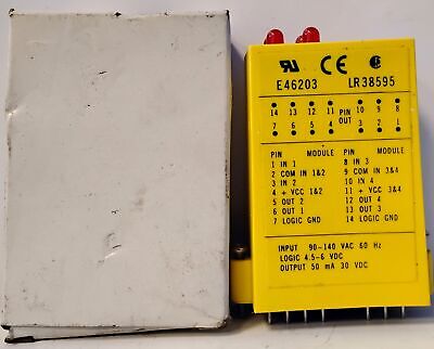 Crouzet Gordos IAC-5Q 90-140 V AC 4-Channel Plug-In I/O Module