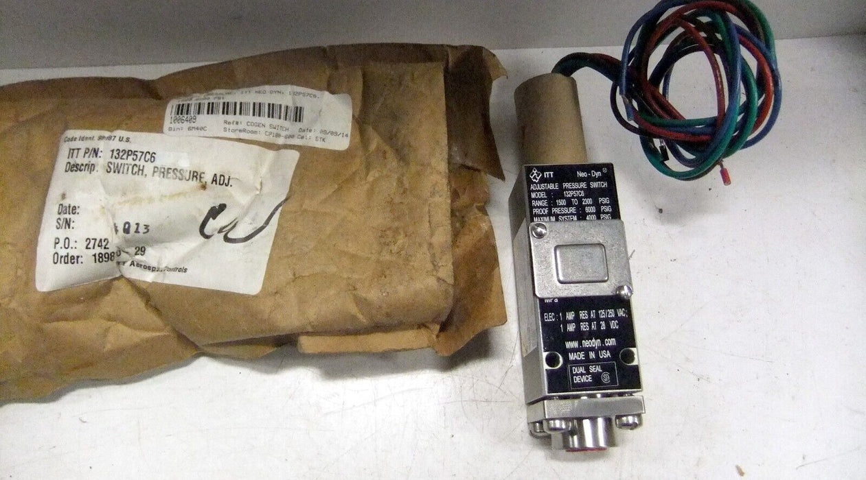 ITT Neo-Dyn Pressure Switch 132P57C6