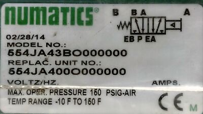 Numatics 554JA43BO000000 Solenoid Valve