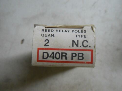 1 BOX OF 2 Cutler-Hammer D40RPB REED RELAY POLES
