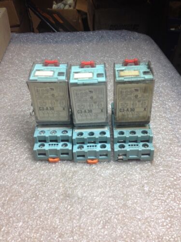 3 Turck C3-A30X Relays With Mount