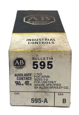 Allen-Bradley 595-A Ser B Auxiliary Contact for Motor
