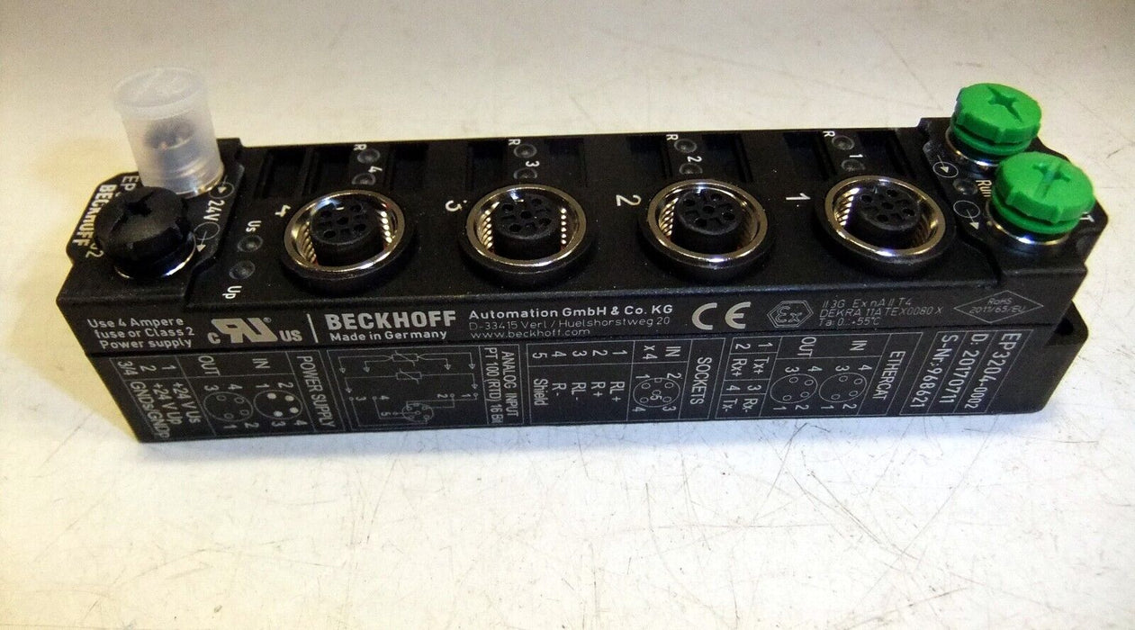 Beckhoff EP3204-0002 Ethercat Box
