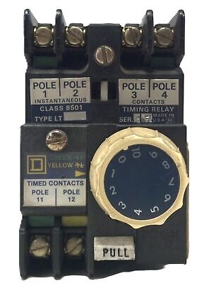 Square D 8501-L020 110/120 V 2NO/2NC NEMA A600 AC Magnetic Control Relay