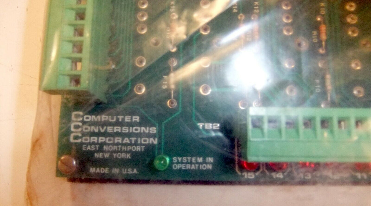 Computer Conversions Corp. Main Frame Board RTSS-4