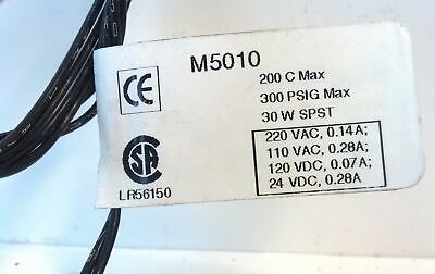 Madison M5010 110/120/220 V AC / 24 V DC 300 PSIG 30 W SPST Liquid Level Switch