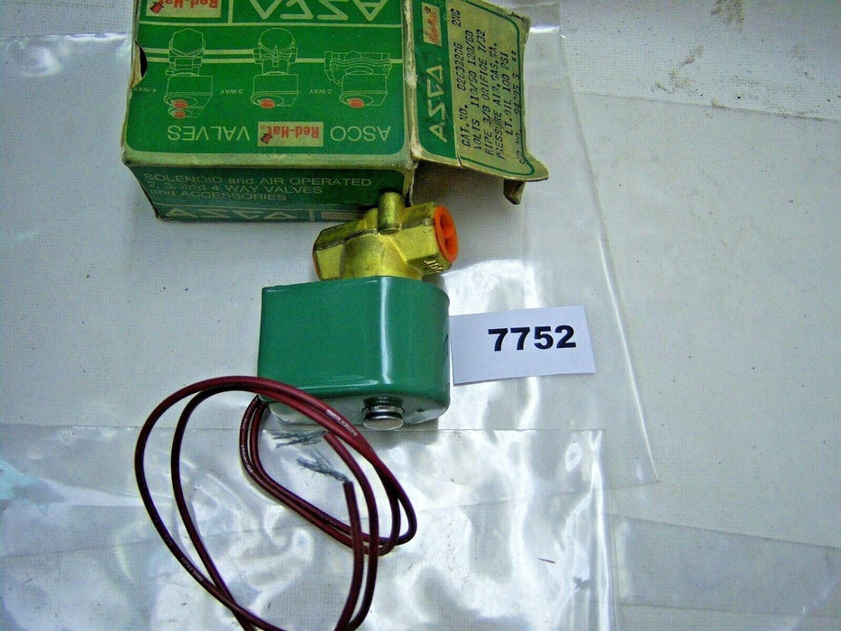 ASCO Valve 2 Way 8263B206 3/8" 100 Psi 7/32 Orifice