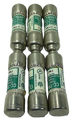 Bussmann FNQ-R-10 600 V AC 10 A Class CC Time-Delay Current-Limiting Fuses