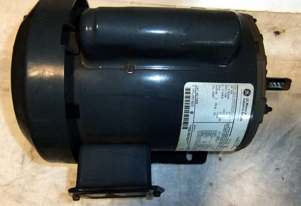 GE Single Phase 3/4 HP Motor 5KC49PN0281X