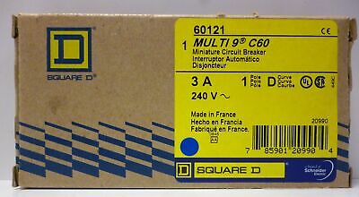 Square D 60121 MULTI 9 C60 Miniature Circuit Breaker
