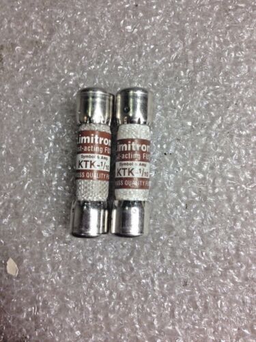 2 Bussmann KTK-1/10 Fuses