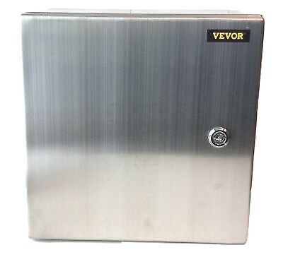 Vevor SP-B3 12"x12"x8" IP66 NEMA 4X Wall Mount Stainless Steel Encolsure