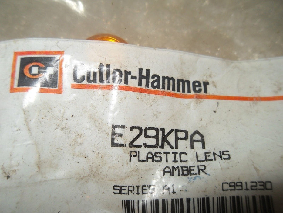 Cutler-Hammer E29KPA Plastic Amber Lens