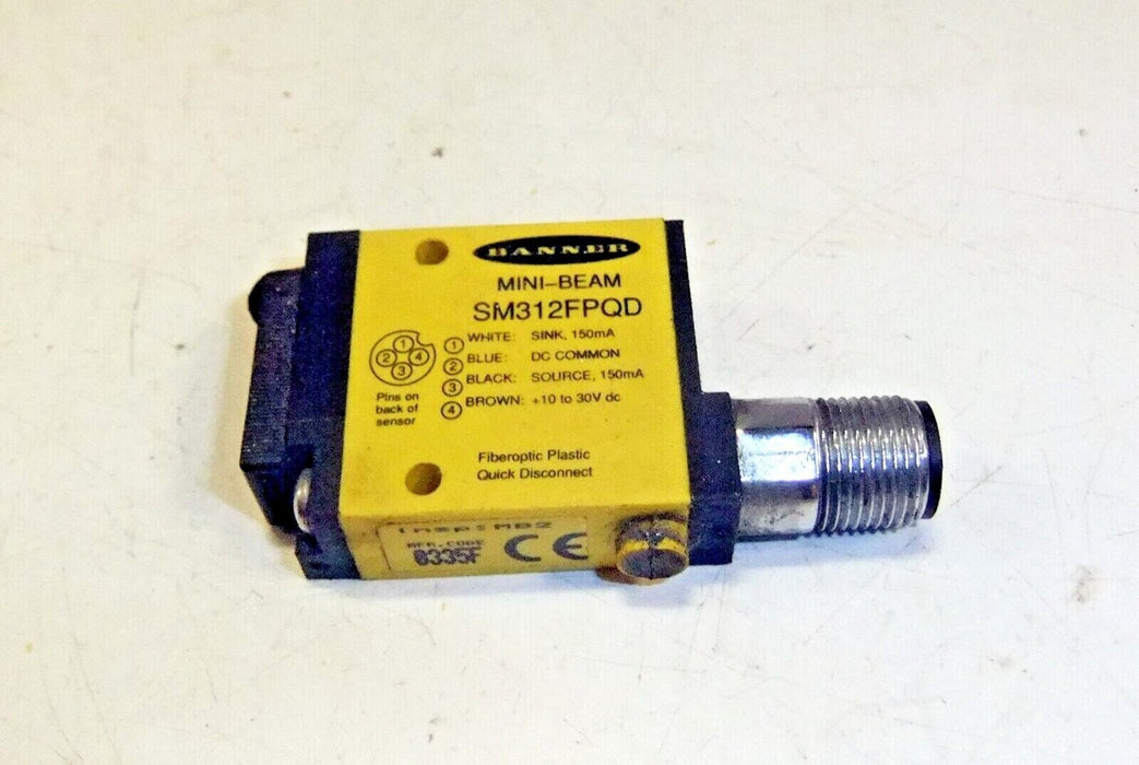 Banner Engineering Photoelectric Sensor SM312FPQD