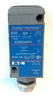 Eaton Cutler-Hammer E50SA6PC Heavy Duty Limit Switch