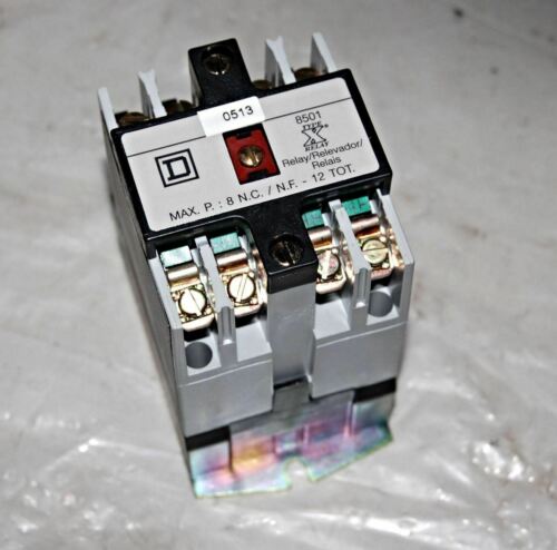 Square D 8501XO40 SER A INDUSTRIAL CONTROL RELAY 440/480V