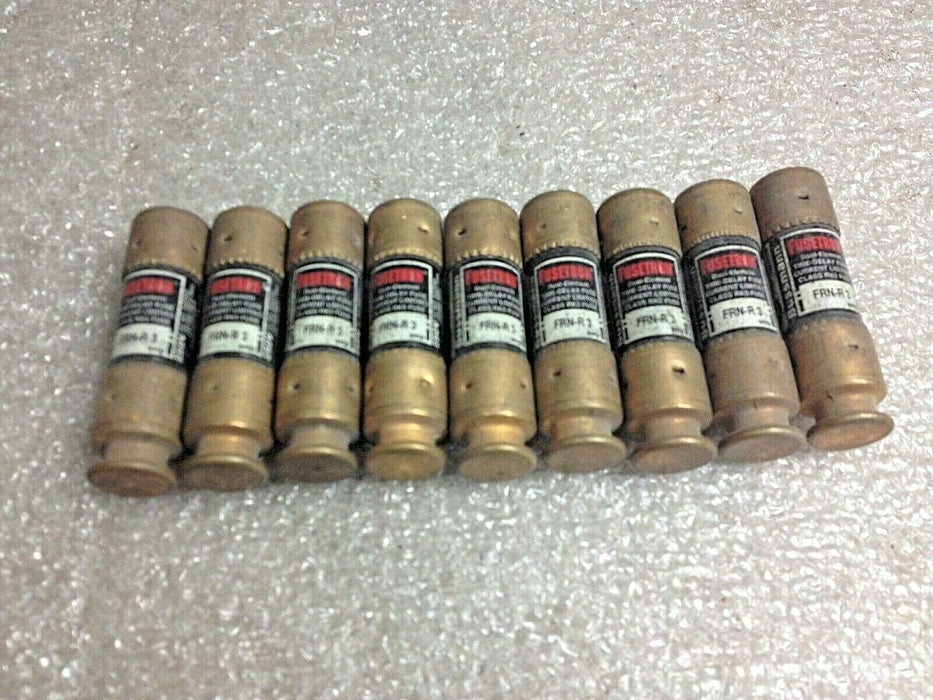 9 Bussmann FRN-R-3 Fuses