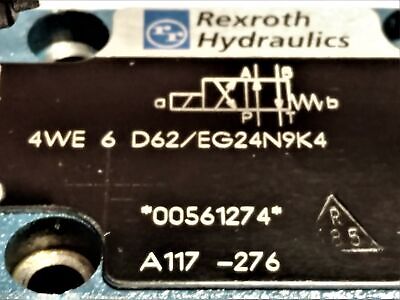 Rexroth 4WE6D62-EG24N9K4 Directional Control Spool Valve