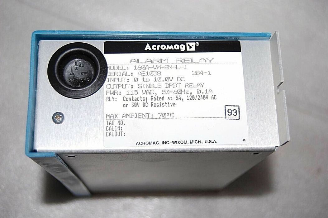 Acromag Alarm Relay 160A-VM-SN-L-1