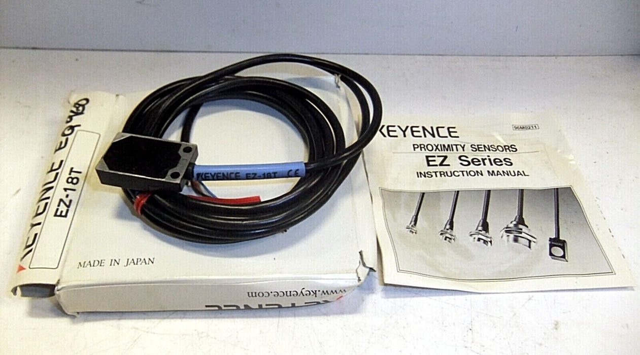 Keyence Proximity Switch Ferrous Sensing LED EZ-18T
