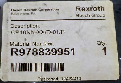 Rexroth R978839951 / CP10NN-XX/D-01/P Manifold