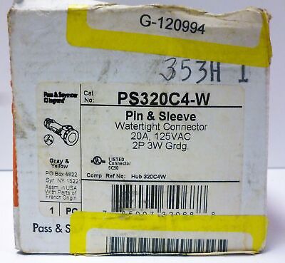 Pass & Seymour PS320C4-W 125V 20A Water-Tight Receptacle