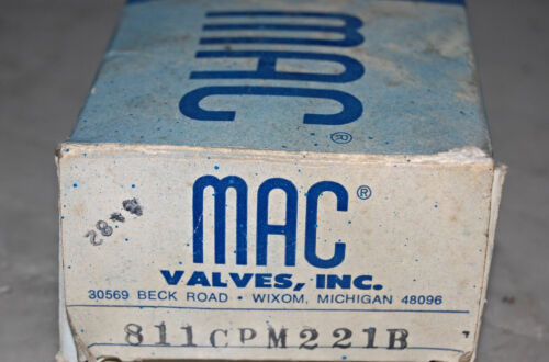 MAC 811CPM221B VALVE