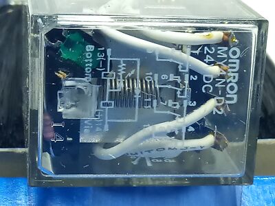 Omron MY4N-D2-DC24 24 V DC Plug-in Miniature Ice Cube Power Relay