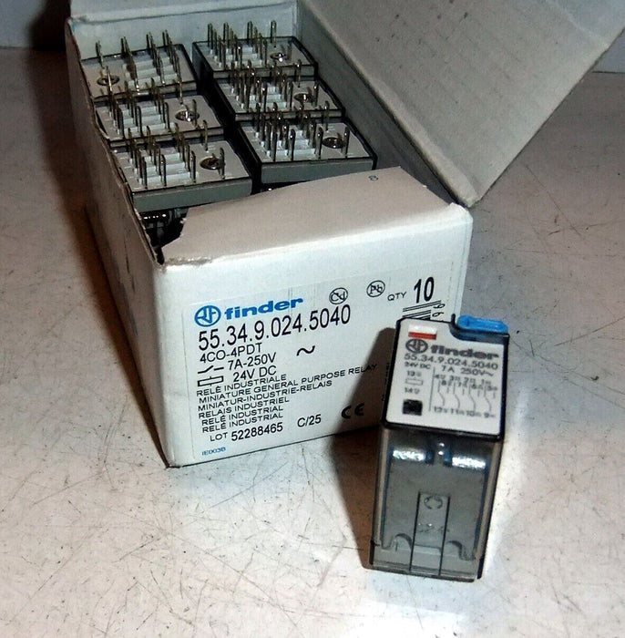 Finder 55.34.9.024.5040 Relay 7-250V 24VDC